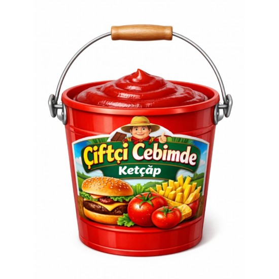 ENDÜSTRİYEL 9 KG KOVALI KETCAP 