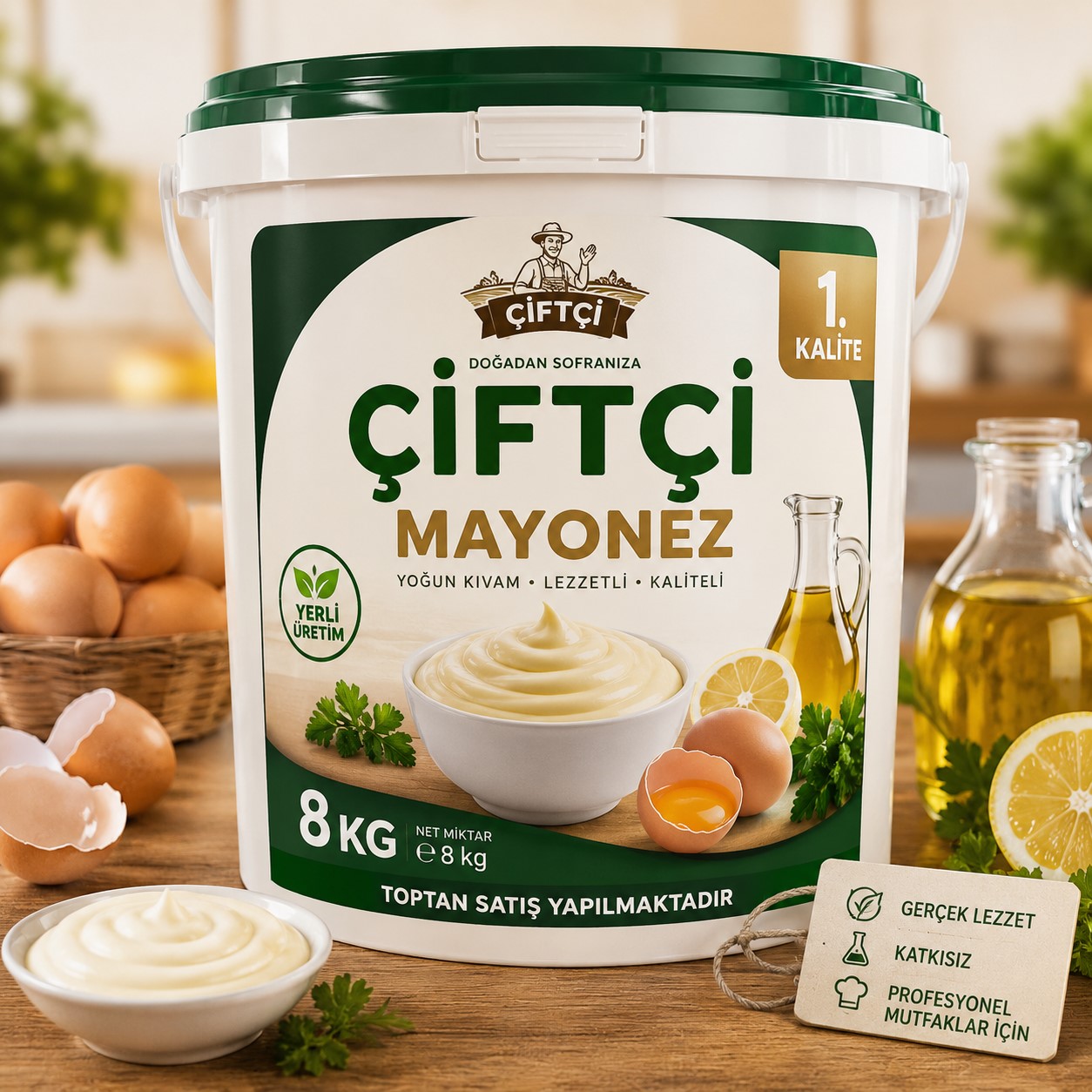 Çiftçi mayonez 8 kg